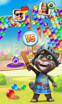 Descargar Говорящий Том: бабл-шутер Juegos casuales para Android captura de pantalla 4