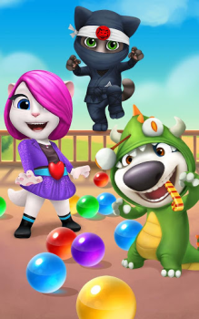 Descargar Говорящий Том: бабл-шутер Juegos casuales para Android captura de pantalla 6
