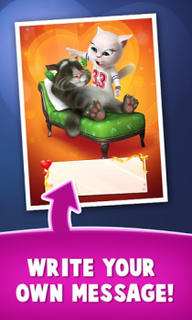 Descargar Cartas de amor de Talking Tom Entretenimiento para Android captura de pantalla 4