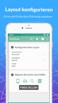 Descargar DentFinder - PDR Lampe Automóviles y vehículos para Android captura de pantalla 2