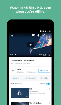 Descargar Vimeo Entretenimiento para Android captura de pantalla 3