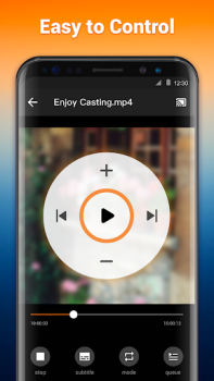 Descargar WebCast: Transmitir a smart TV Editores y reproductores de video para Android captura de pantalla 5