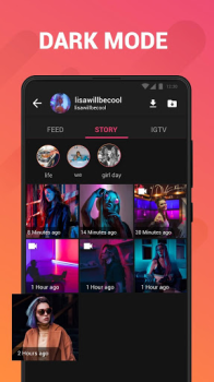 Descargar Story Saver for Instagram Editores y reproductores de video para Android captura de pantalla 7