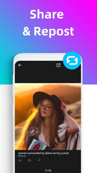 Descargar Descargar Videos de Instagram Editores y reproductores de video para Android captura de pantalla 3