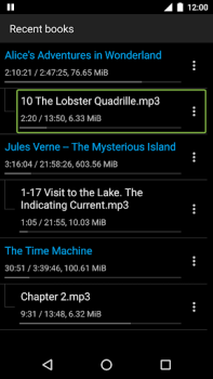 Descargar Simple Audiobook Player Música y audio para Android captura de pantalla 5