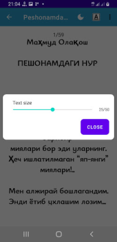 Descargar Peshonamdagi Nur Libros y referencia para Android captura de pantalla 4