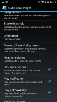 Descargar Audiobook Player 2 Editores y reproductores de video para Android captura de pantalla 2