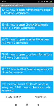 Descargar CMD Command Prompt 100+ Best Commands Educación para Android captura de pantalla 4
