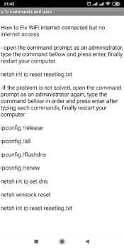 Descargar CMD Command Prompt 100+ Best Commands Educación para Android captura de pantalla 7
