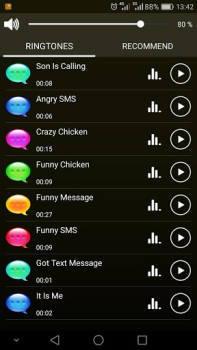 Descargar Tonos divertidos SMS Personalización para Android captura de pantalla 2