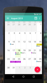 Descargar Etar - OpenSource Calendar Trabajo para Android captura de pantalla 3