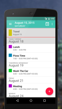 Descargar Etar - OpenSource Calendar Trabajo para Android captura de pantalla 5