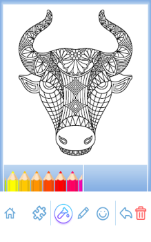 Descargar Libro para colorear Mandala Educación para Android captura de pantalla 3