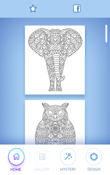 Descargar Libro para colorear Mandala Educación para Android captura de pantalla 4