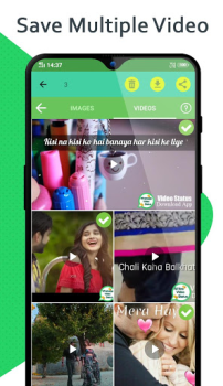 Descargar Status Download - Video Saver Trabajo para Android captura de pantalla 2