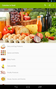Descargar Tabla de calorias Salud y estado fisico para Android captura de pantalla 7