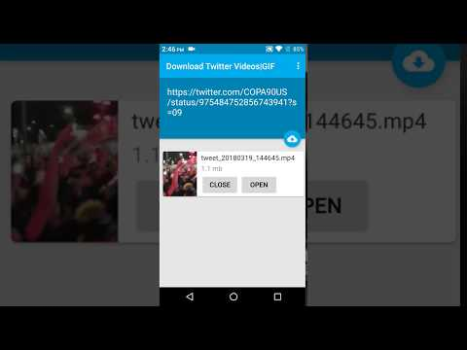 Descargar Download Twitter Videos - GIF Herramientas para Android captura de pantalla 6