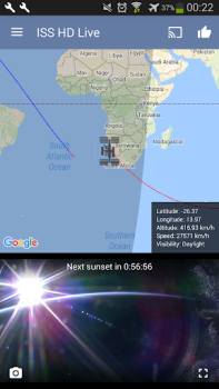 Descargar ISS Live Now:  Tierra en vivo Educación para Android captura de pantalla 4