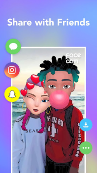 Descargar Face Cam | Face Emoji Avatar Foto para Android captura de pantalla 6