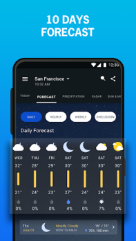Descargar 1Weather: Pronósticos y Radar Clima para Android captura de pantalla 5