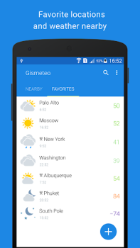 Descargar Gismeteo Clima para Android captura de pantalla 4