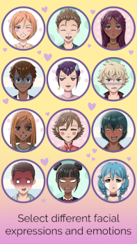 Descargar Creador de avatares anime Personalización para Android captura de pantalla 2