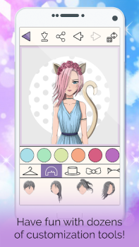 Descargar Creador de avatares anime Personalización para Android captura de pantalla 4