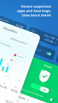 Descargar GlassWire Data Usage Monitor Herramientas para Android captura de pantalla 2