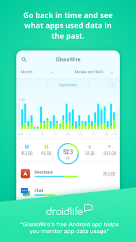 Descargar GlassWire Data Usage Monitor Herramientas para Android captura de pantalla 3
