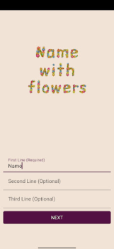 Descargar Name With Flowers - Name Art Arte y Diseño para Android captura de pantalla 5