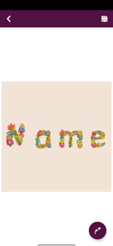 Descargar Name With Flowers - Name Art Arte y Diseño para Android captura de pantalla 6
