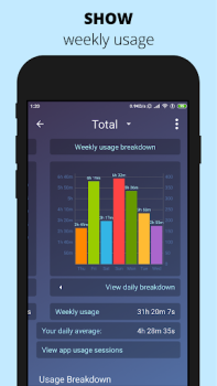 Descargar StayFree - Uso del teléfono Trabajo para Android captura de pantalla 4