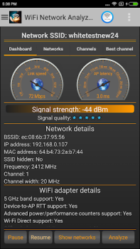 Descargar Analizador WiFi Herramientas para Android captura de pantalla 3