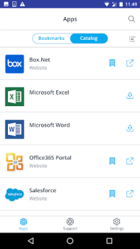 Descargar VMware Workspace ONE Negocio para Android captura de pantalla 2