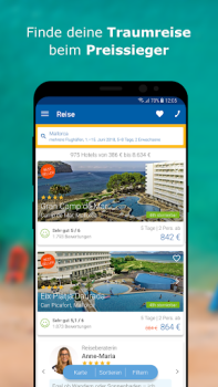 Descargar CHECK24 Reisen Viajes para Android captura de pantalla 2