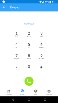 Descargar MaX UC Comunicación para Android captura de pantalla 2