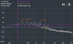 Descargar Advanced Spectrum Analyzer PRO Música y audio para Android captura de pantalla 6