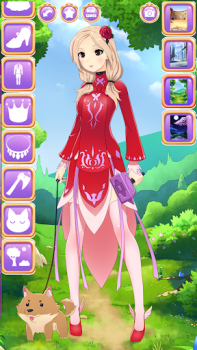 Descargar Anime Juego de Vestir a Chicas Juegos casuales para Android captura de pantalla 3