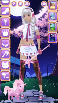 Descargar Anime Juego de Vestir a Chicas Juegos casuales para Android captura de pantalla 7
