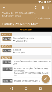 Descargar Deliveries Package Tracker Trabajo para Android captura de pantalla 3