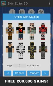 Descargar Skin Editor 3D for Minecraft Herramientas para Android captura de pantalla 2