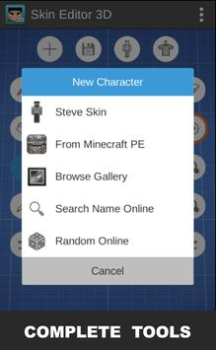 Descargar Skin Editor 3D for Minecraft Herramientas para Android captura de pantalla 3