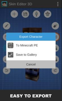 Descargar Skin Editor 3D for Minecraft Herramientas para Android captura de pantalla 5
