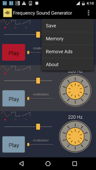 Descargar Generador de sonido frecuencia Herramientas para Android captura de pantalla 2