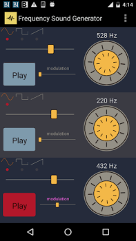Descargar Generador de sonido frecuencia Herramientas para Android captura de pantalla 4