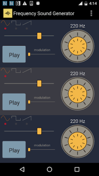 Descargar Generador de sonido frecuencia Herramientas para Android captura de pantalla 5