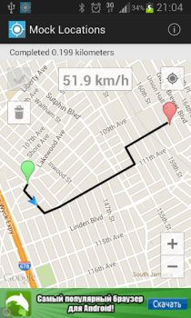 Descargar Mock Locations (fake GPS path) Herramientas para Android