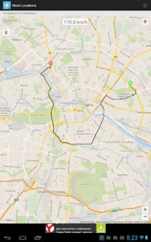 Descargar Mock Locations (fake GPS path) Herramientas para Android captura de pantalla 2