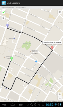Descargar Mock Locations (fake GPS path) Herramientas para Android captura de pantalla 3