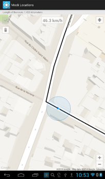 Descargar Mock Locations (fake GPS path) Herramientas para Android captura de pantalla 5